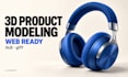 create optimized 3d product models in glb and gltf for web