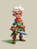 draw 2d game character or 2d game character