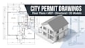 draw autocad 2d 3d floor plan design, city permit and architectural 3d rendering