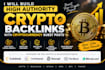 build high authority crypto backlinks with cryptocurrency guest posts