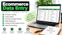 do ecommerce data entry and product listing