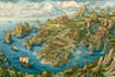 draw a map illustration for you