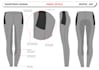 create flat equestrian fashion legging