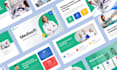 do presentation redesign, improve medical pitch deck redesign startup pitch deck