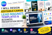 design editable canva lead magnet templates and business presentation decks