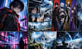 create sci fi comic, cyberpunk manga, futuristic art and fantasy comic