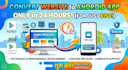 convert a website to a android app