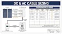 design solar pv system sld cable sizing and autocad drawings