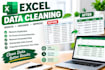 do clean, format, merge, excel etc