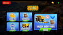 design creative game UI, menus, buttons, icons