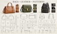 create custom bag and leather sewing pattern