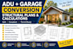 design adu and garage conversion structural plans and calculations