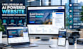 develop an ai powered website with chatbot integration