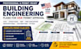 design civil structural mep plans, fire evacuation plan seal for USA permits