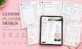 create custom student planners, academic planners, teacher hyperlinked planners