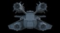 create 3d futuristic spaceship, spacecraft and sci fi hard surface model