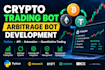 crypto arbitrage, arbitrage bot, crypto trading bot, exchange API