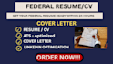 write an ats optimized federal resume
