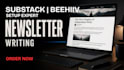 substack beehiiv writer ghostwriter email newsletter founder content strategy