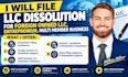 file llc dissolution for foreign owned llc, entrepreneur, multi member business