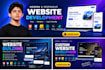 build website, copy clone with HTML CSS js, reactjs, nextjs