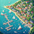 design a custom local area and community map