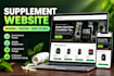 build a supplement website or ecommerce store