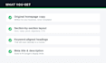write SEO homepage content and website copy that converts