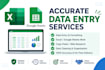do data entry, excel and google sheets work