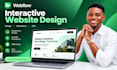 build an interactive webflow website with animations, SEO and optimization