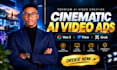 create cinematic ai video ads using veo 3, flow and grok