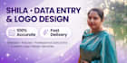 do professional data entry and creative modern logo design