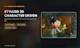 create blender 3d modeling, game art, characters, props, sculpting and animation
