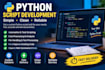 create a custom python script for automation and data tasks
