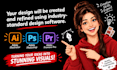 do professional graphic designer work in adobe illustrator, or photoshop expert