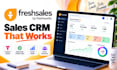 be freshsales web forms, freshsales lead scoring, sales sequences, consultant