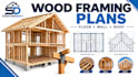 create timber framing, wood framing and structural framing plans