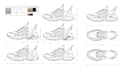create sneaker and shoe tech packs with spec sheets and bom