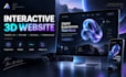 interactive 3d website 3d spline scrolling animation parallax animation threejs
