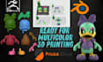 convert stl to 3mf color paint split slice for bambu lab ams multicolor print