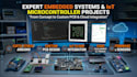 develop embedded systems and iot microcontroller projects