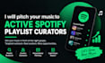 pitch your music to active spotify playlist curators