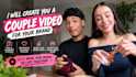 create authentic couple ugc videos for your brand