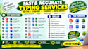 provide fast typing services,retype scanned documents