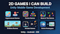 develop a 2d hypercasual game or puzzle mobile game in unity