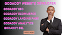 do godaddy SEO, godaddy ecommerce, godaddy landing page, godaddy analytics, SSL