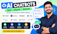 build ai chatbots wati botpress voiceflow dify flowise langflow tiledesk n8n
