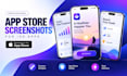 design high converting ios app store screenshots