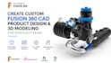 create custom fusion 360 cad product design and 3d modeling for manufacturing