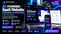 build a modern ai saas website, startup landing page, and software website